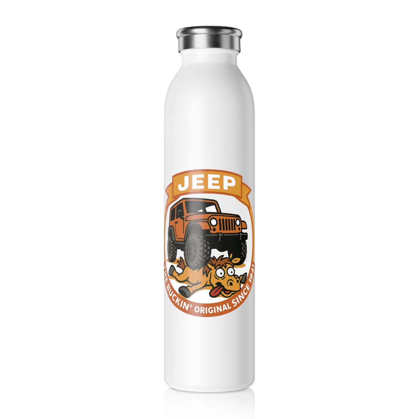 Jeep - Slim Water Bottle "Buckin' Original"
