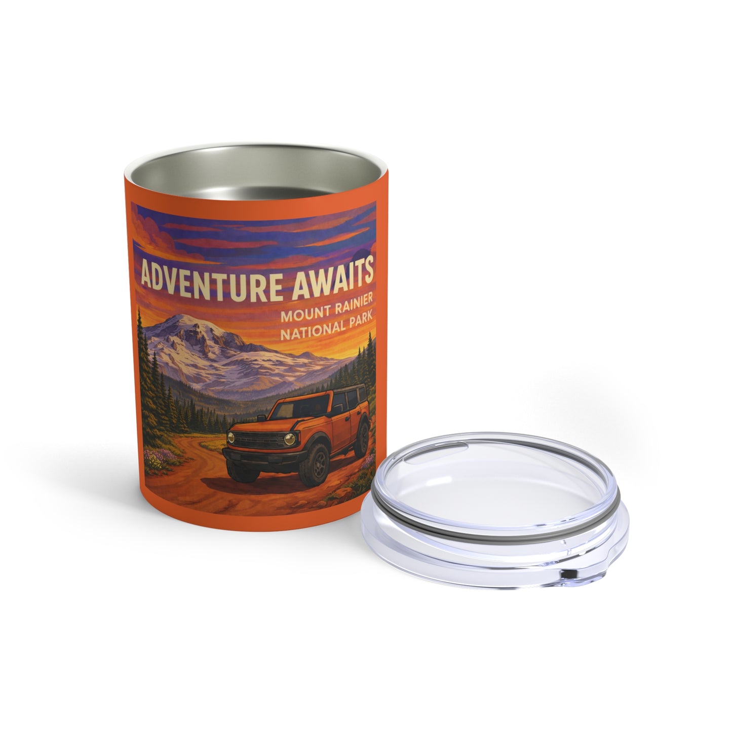 Bronco - Adventure Awaits Mount Rainier 10oz Tumbler