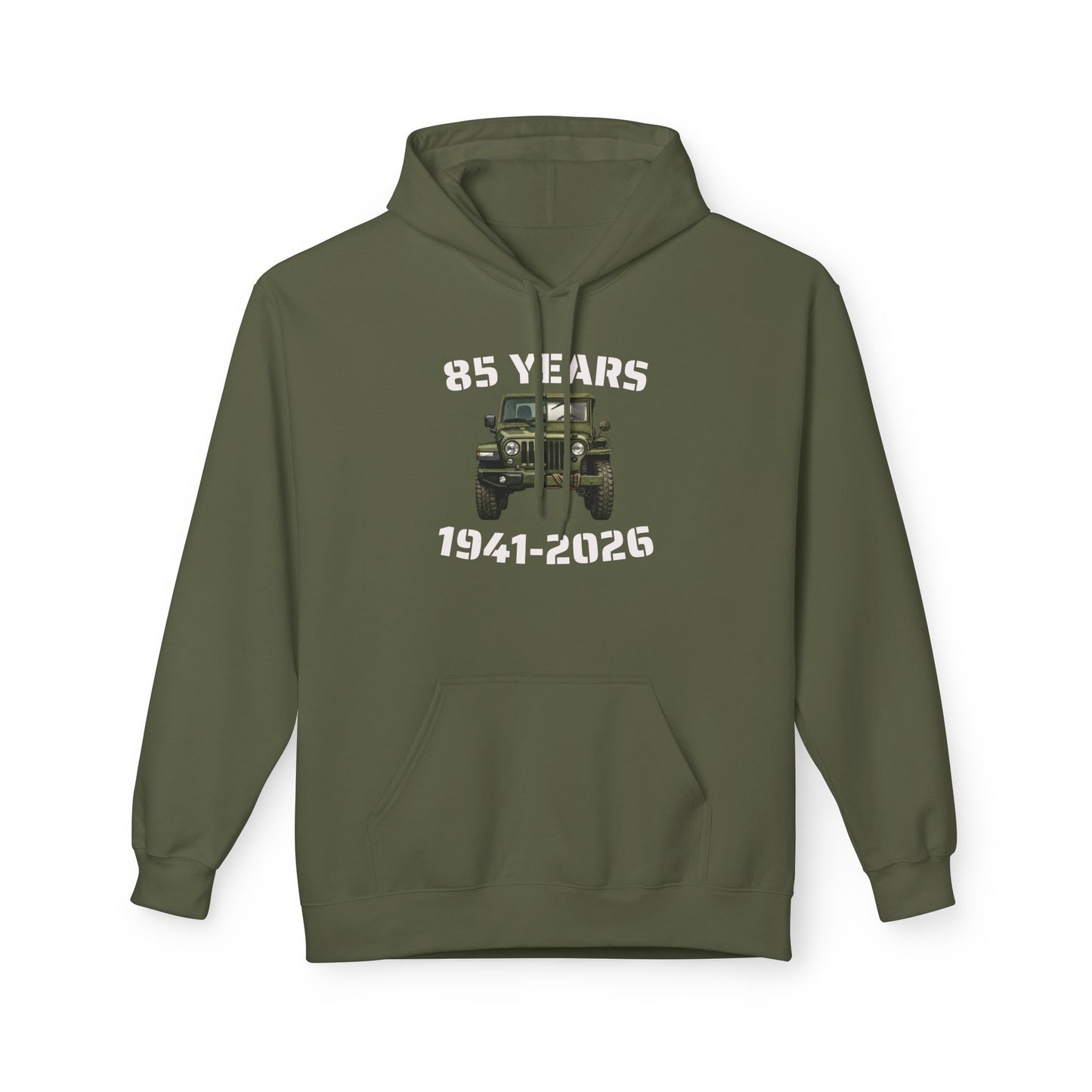 Jeep Nostalgia Hoodie – "1941-2026 85 Years"
