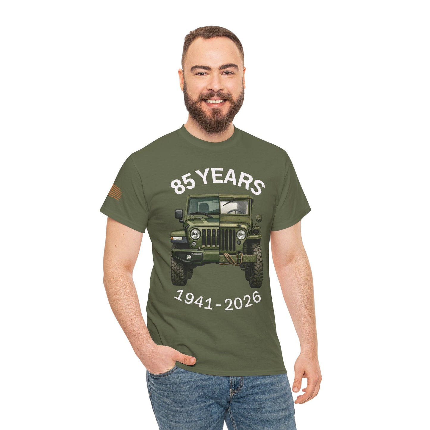 Jeep Anniversary Tee - "85 Years 1941-2026"