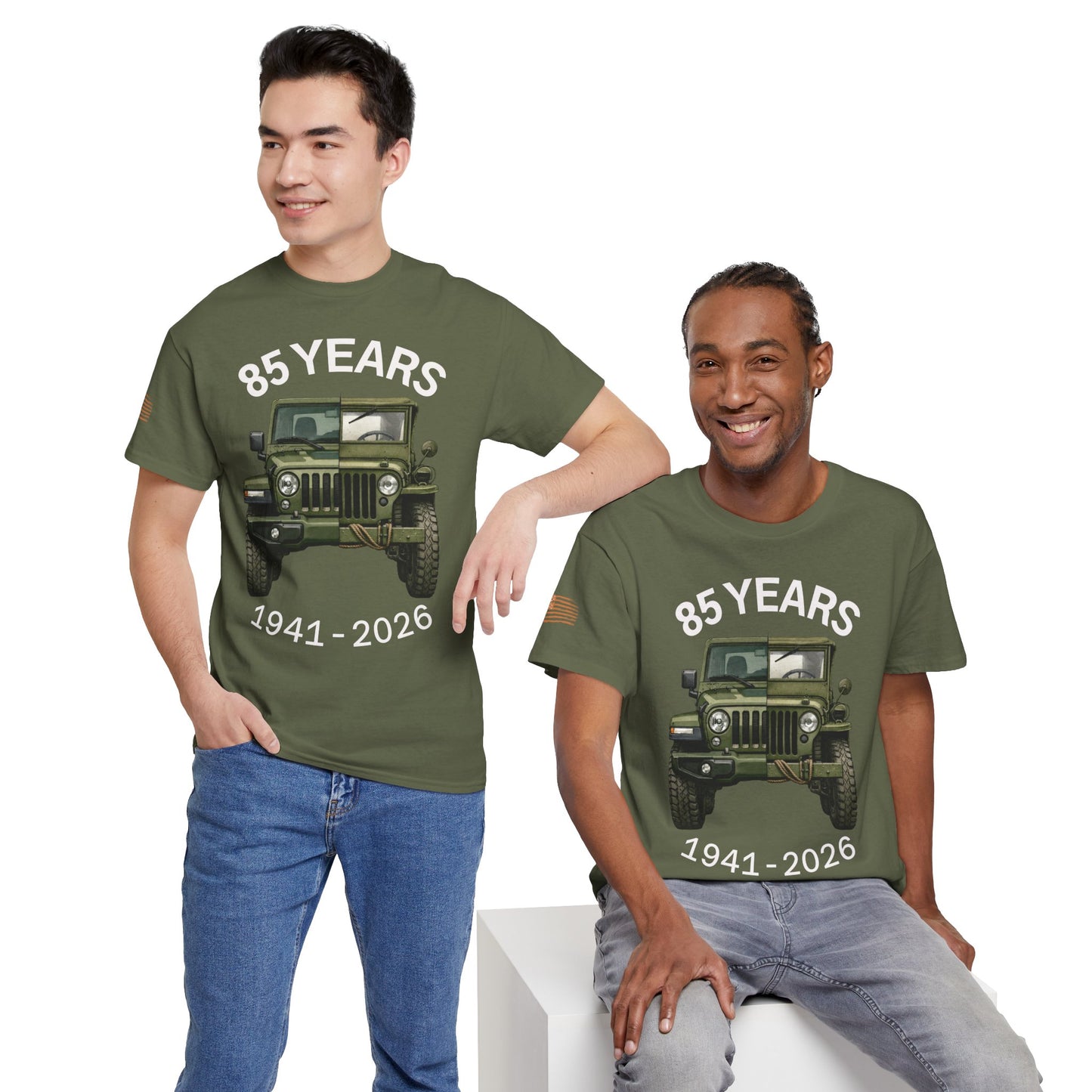 Jeep Anniversary Tee - "85 Years 1941-2026"