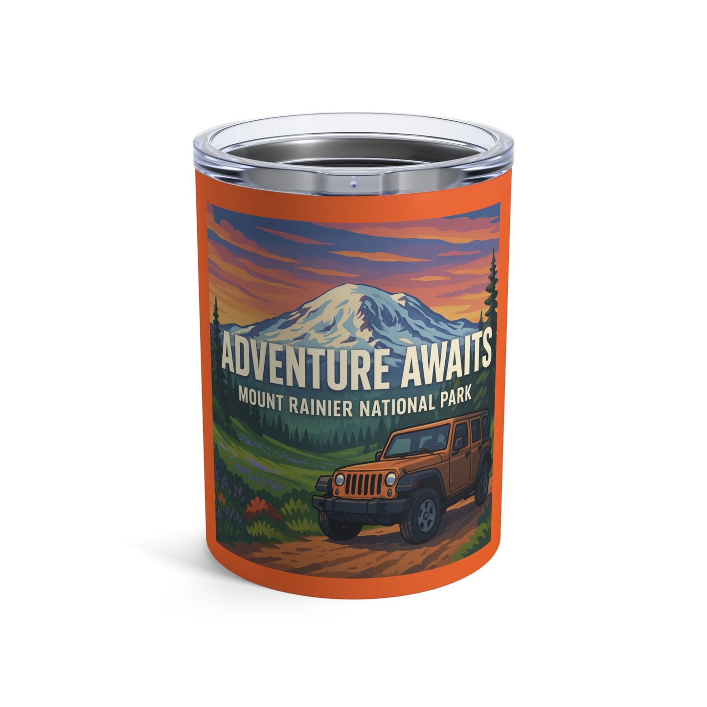 Jeep - Adventure Awaits Mount Rainier 10oz Tumbler