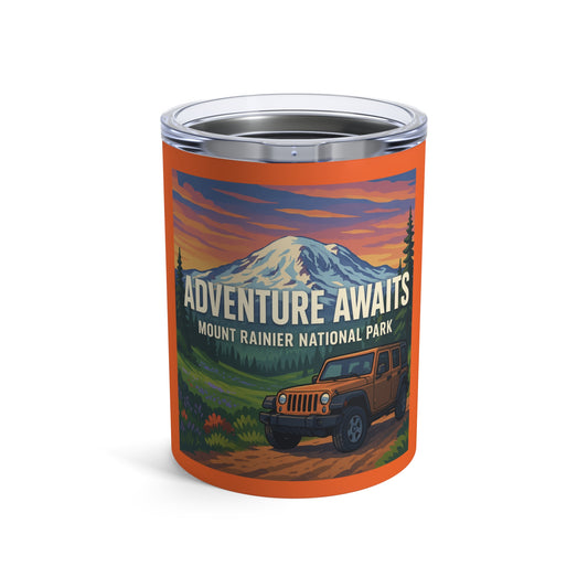 Jeep - Adventure Awaits Mount Rainier 10oz Tumbler