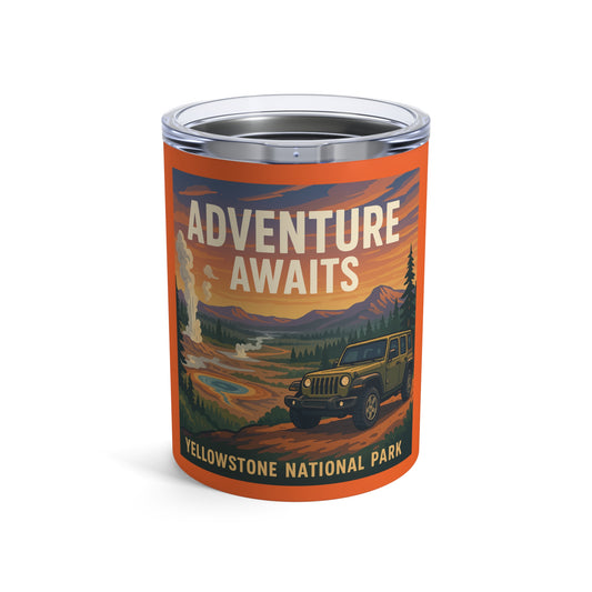 Jeep - Adventure Awaits Yellowstone 10oz Tumbler