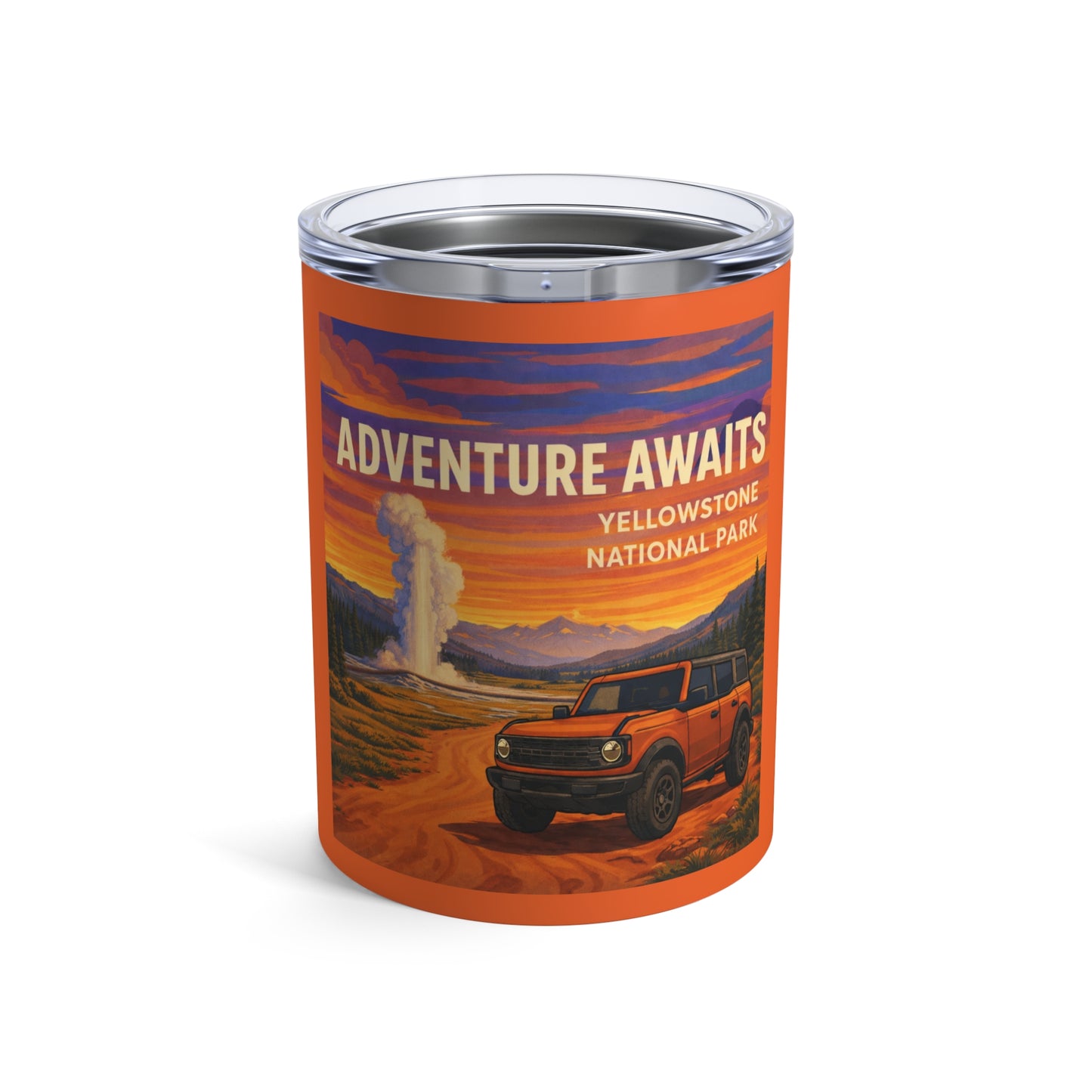 Bronco - Adventure Awaits Yellowstone 10oz Tumbler