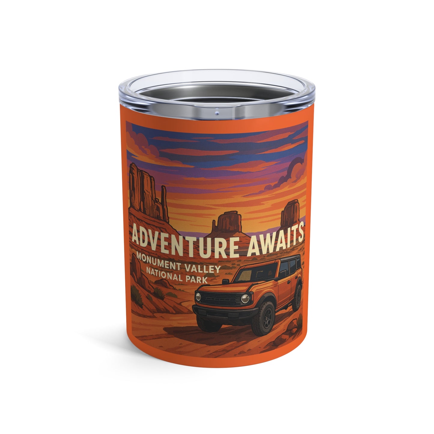 Bronco - Adventure Awaits Monument Valley 10oz Tumbler