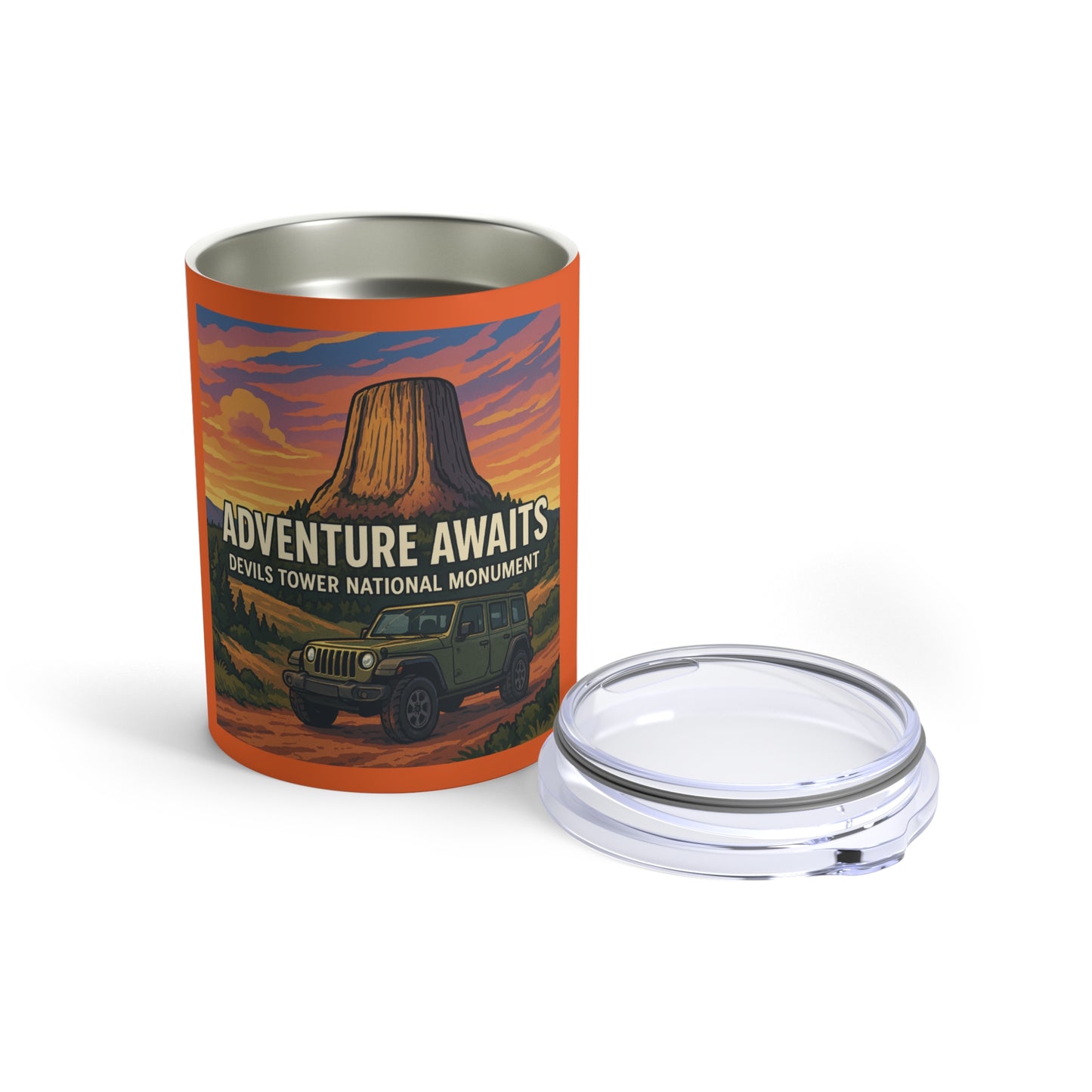 Jeep - Adventure Awaits Devil's Tower 10oz Tumbler