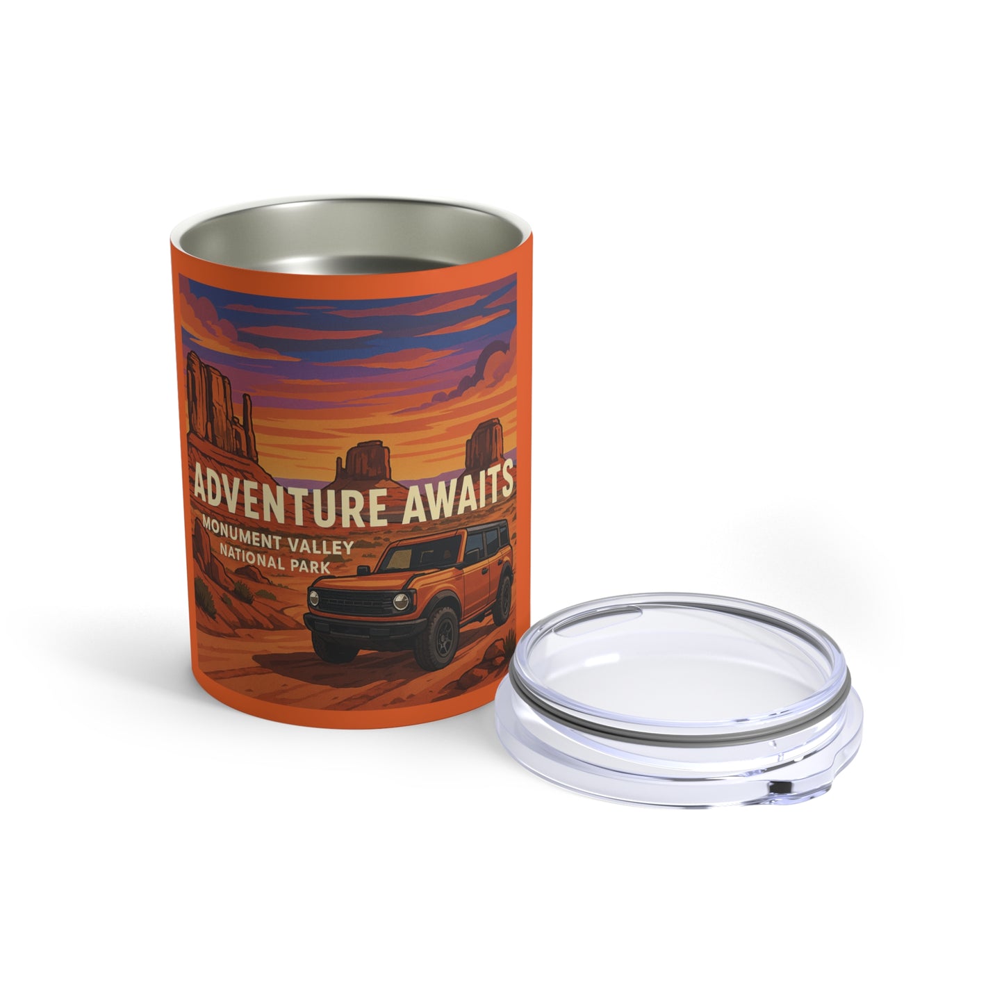 Bronco - Adventure Awaits Monument Valley 10oz Tumbler