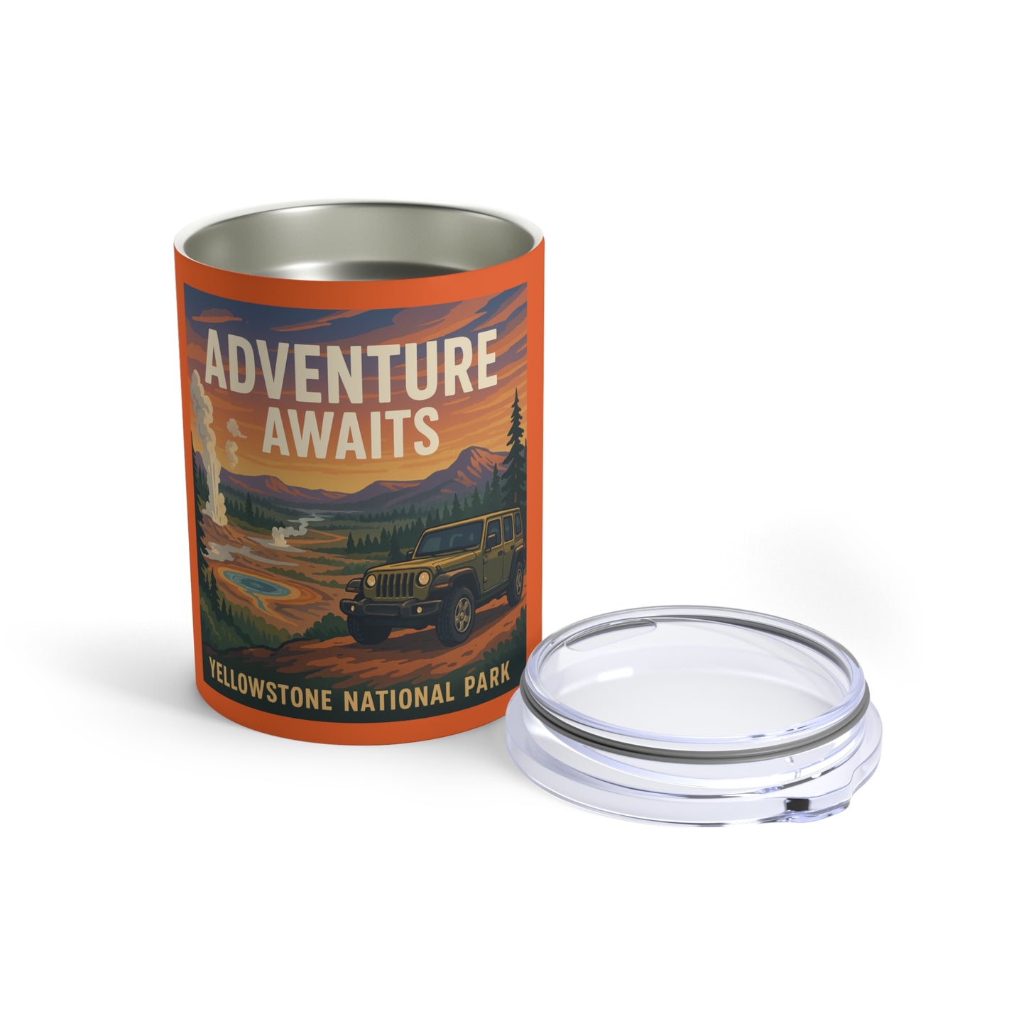 Jeep - Adventure Awaits Yellowstone 10oz Tumbler