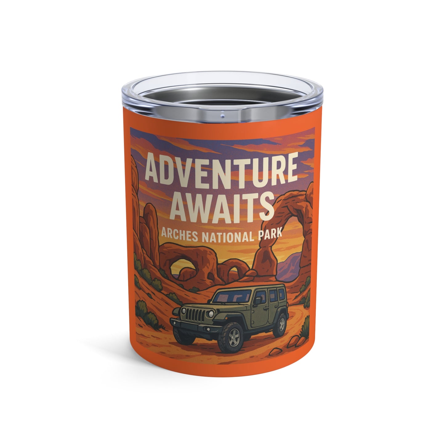 Jeep - Adventure Awaits Arches National Park 10oz Tumbler