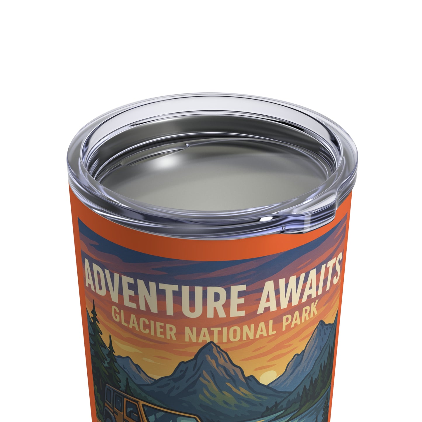 Jeep - Adventure Awaits Glacier National Park 10oz Tumbler