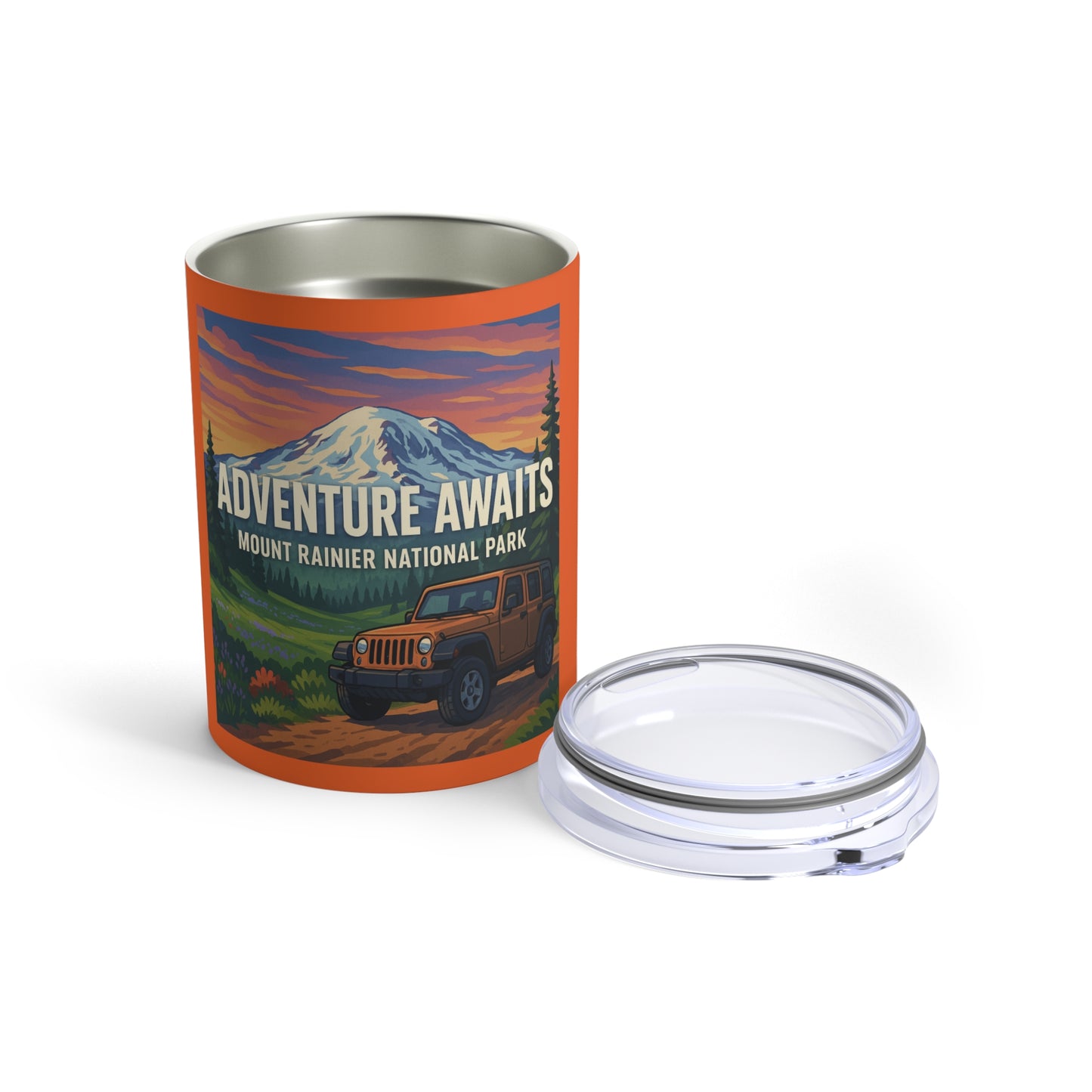Jeep - Adventure Awaits Mount Rainier 10oz Tumbler