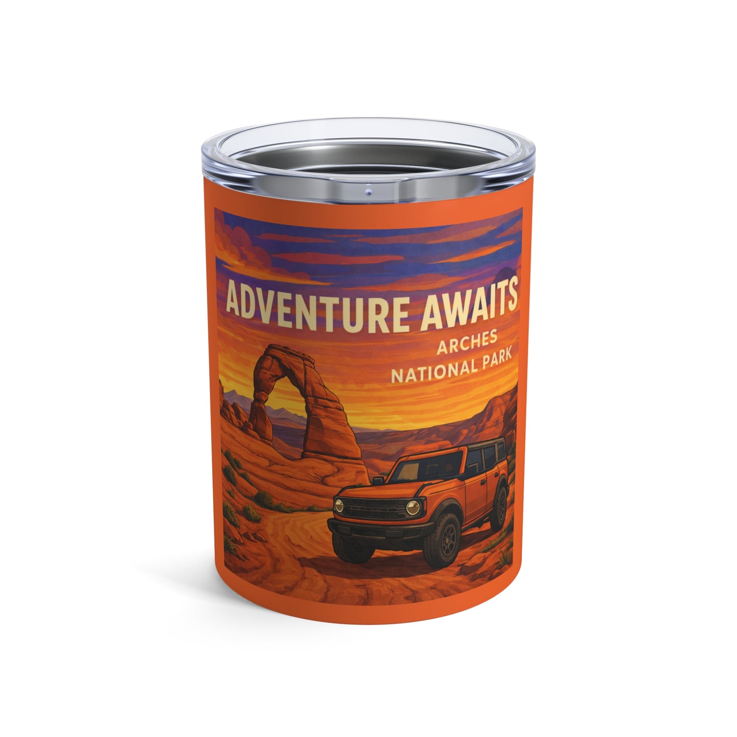 Bronco - Adventure Awaits Arches 10oz Tumbler