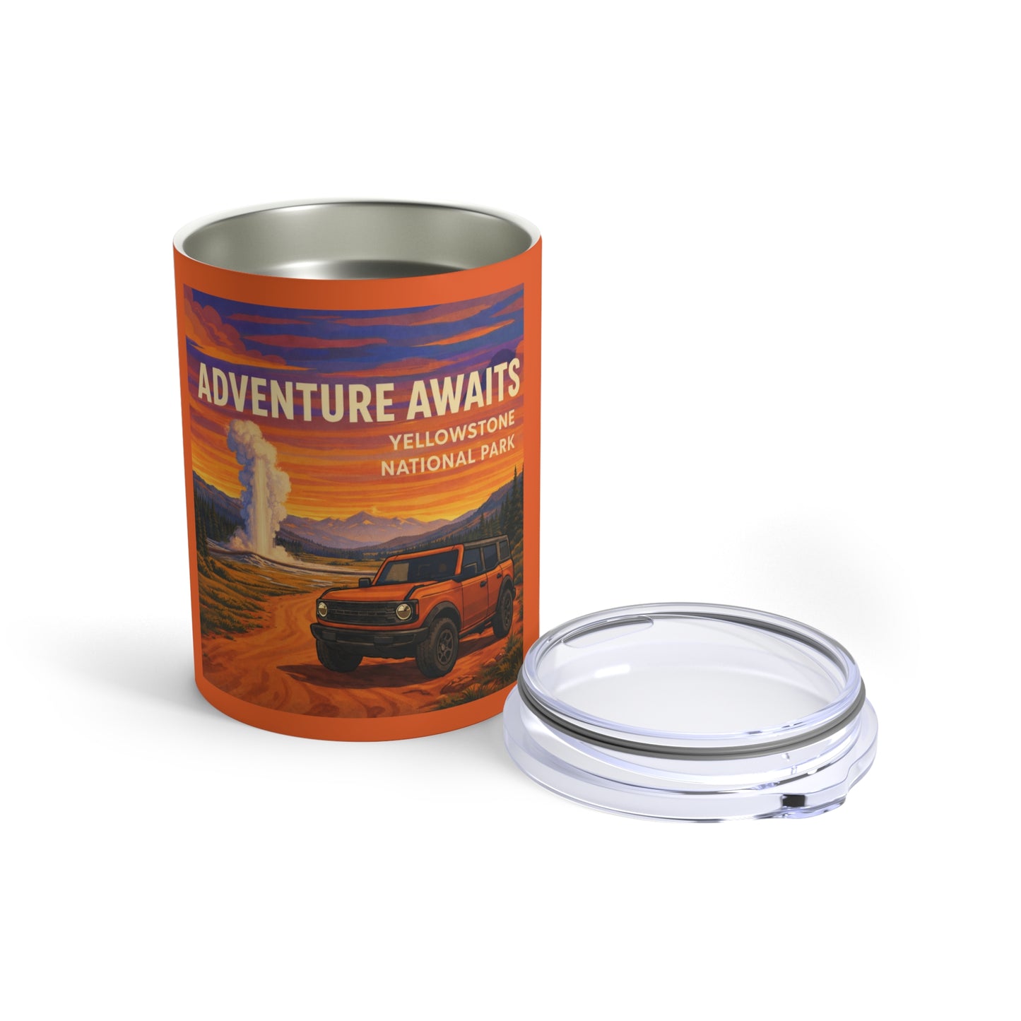 Bronco - Adventure Awaits Yellowstone 10oz Tumbler
