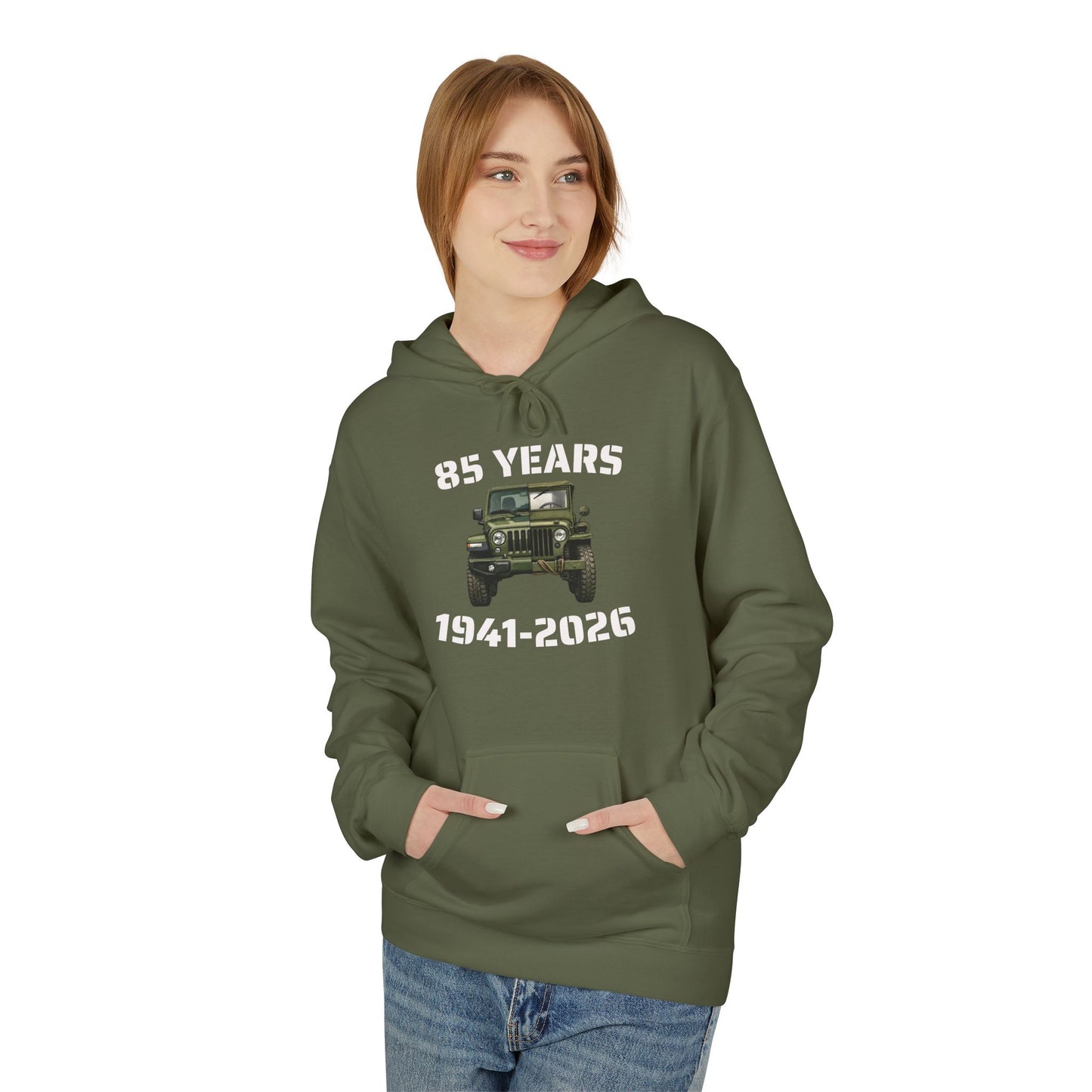 Jeep Nostalgia Hoodie – "1941-2026 85 Years"